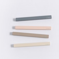 J Table 甜美長型金屬筷匙架組, 灰色, 粉紅色, 米色, 棕色, 1套