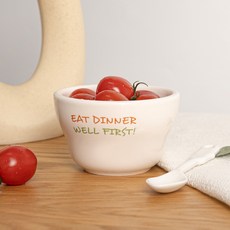 Syracuse CHINA 紐約字母文字優格甜點迷你碗 9.5cm, 橘色, 1個