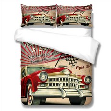 插圖印花被套 140*200cm+枕頭套 40*70cm