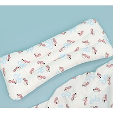 J-UNI 嬰幼兒人造絲枕頭, 貝蒂長長款