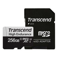 Transcend 創見 High Endurance 350V 行車記錄器專用 microSD 記憶卡 CLASS10, 256GB