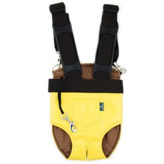 YOU&ME寵物背帶袋 袋鼠包, 黃色