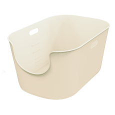 kangjipsa 超大型貓砂盆, 象牙白, 1個