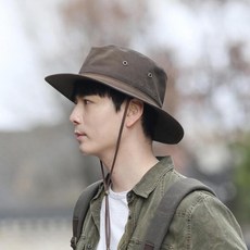 VoulezVous DZ大峽谷蠟質帽 登山戶外帽, 橄欖棕