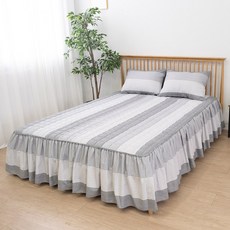 三寶實業 三層荷葉邊床罩