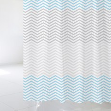 北歐風浴簾 sc558 S號 1520*1880mm+不鏽鋼掛鉤 12入+白色掛桿組合, 1套