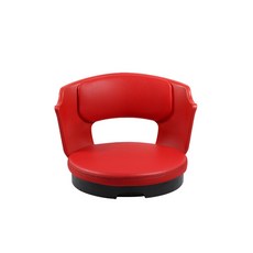 등받이 좌식의자 WS-270, 레드, 1개