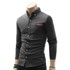 BLUEForce 男款Reno刷毛長袖素色襯衫