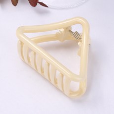 이츠굿텐 수스다 반묶음 삼각 아크릴 헤어집게핀 222