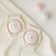 BABY&I 幼兒柔軟護膝 左右一組, 森林兔兔, 1個