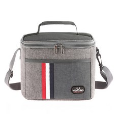 Sonio 便攜式保溫午餐露營包, 02 灰色