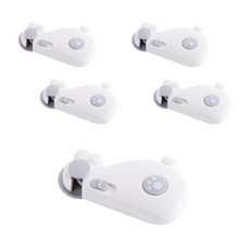 土耳其 ABM 海豚安全鎖扣, 白色, 5個