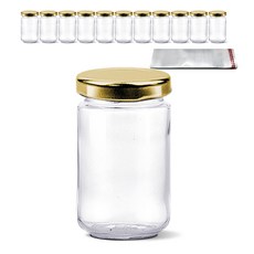 mir 圓筒玻璃瓶 SG250 G款 12入+熱縮膜 隨機出貨 12入組, 1套