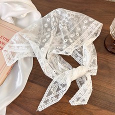 씨오브비 프렌치 빈티지 레이스 헤어 스카프