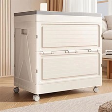 접이식 보관 대형 짐 옷정리 수납 트롤리 BRP429, 1단