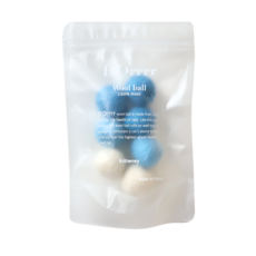 kitteney 貓咪毛線球玩具 3cm, 海洋藍, 7個