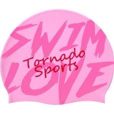 龍捲風 設計款矽膠泳帽 TC1943, 1個, LPK