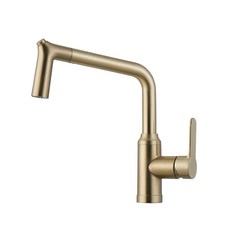 BK單孔廚房水龍頭 金色 BK 307, 1個