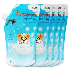 沛樂綠 沐浴砂 無香, 5個, 1kg