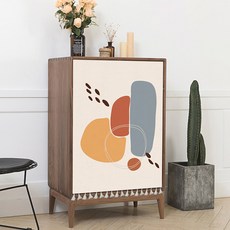 北歐風格櫥櫃門簾, 15型, 1入