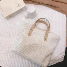 Baosle 竹節格紋基本款手提包