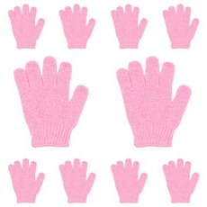 Sellyving 五指神奇去角質手套, 淺粉色, 10個, 1入