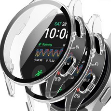 LIMSTAIL 智慧型手錶可拆式保護殼, 透明, 2入