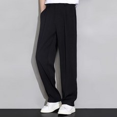 제이티엘 남성용 와이드핏 스트레이트 바지