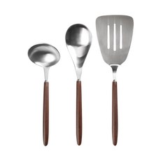 博根楓木漆小勺 + 服務勺 + 備用套組, 混色