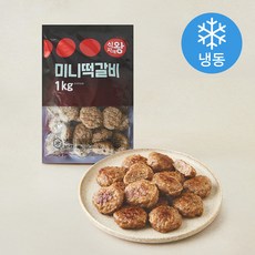 식자재왕 미니떡갈비 (냉동), 1kg, 1개