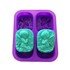 天使的祈禱 4格矽膠模具, 隨機出貨