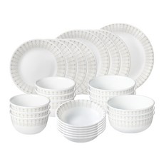 코렐 원형 6인 식기 홈세트 26p, 글램그린, 식기 26p, 1세트