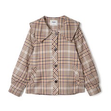 renoma KIDS 女孩格紋大衣 R2131F03005