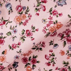 르우홈 대폭 20수 면 패브릭 원단, 달콤한꿈 핑크, 1개