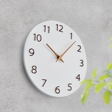 GNHom 靜音3D立體壁鐘 30, 木質