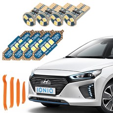 CARTEM 車用 Luna LED 室內燈+拆卸工具 全套組, 1套, 現代 Ioniq 2016年 1月~2018年 12月