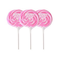 WHIRLY POP 棒棒糖 草莓口味, 3支, 42g