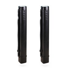 Aluv Book 翻蓋式美術圖紙筒 黑色, 2個