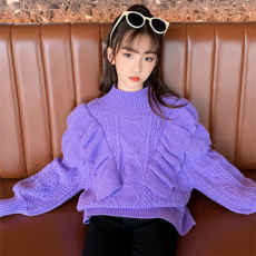 Orange Damom 女童寬鬆版翅膀針織衫