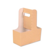 Seoul包裝無鹽KP無地杯架 2格 IW, 1件, 200個