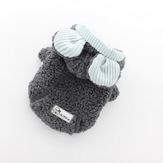 You & Me 寵物休閒連帽T恤, 灰色