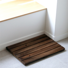 Hailey 實木玄關踏板 63 x 43 x 3.5 cm, 胡桃木色, 1個