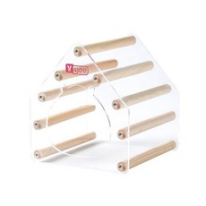 Carno 卡諾 韓國透明壓克力原木躲藏屋 D型, 混合色, 1個