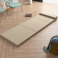 타니코튼 다용도 고탄성 3D 접이식 매트리스 70 x 200 x 8 cm, 베이지