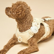 DUIT 狗狗貼身胸背帶, 1個, 奶油黃