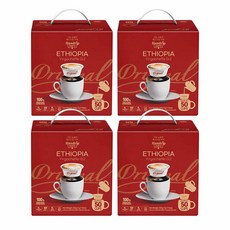 Handrip 衣索比亞耶加雪菲咖啡粉隨身包 G2 1400g 4入裝+濾杯組, 350g, 4盒