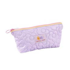 다아모아 버블 플라워 필통, 퍼플, 1개