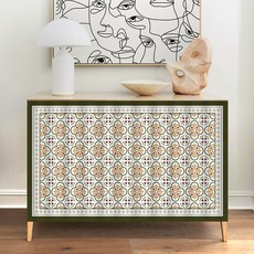Artyhome Legno 圖案 魔鬼氈櫥櫃簾, MGL176