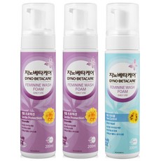 GYNO-BETACARE Feminine Wash Immortelle 溫和泡沫 200ml x 2p + 金縷梅 Deo Foam 200ml x 2p, 1套