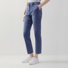 SHESMISS 女款後腰鬆緊帶口袋牛仔褲 SSMSLO12040